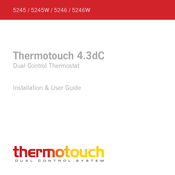 thermotouch 5245W Installation & User Manual