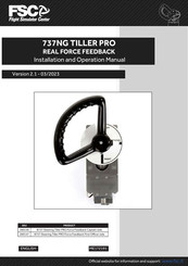 FSC 737NG Installation And Operation Manual