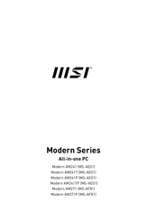 MSI Modern AM271 Manual