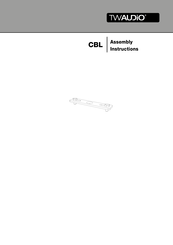 TW Audio CBL Assembly Instructions Manual