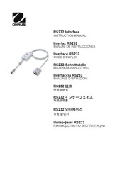 OHAUS RS232 Instruction Manual