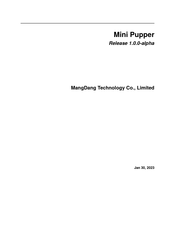 MangDang Technology Mini Pupper Manual