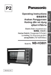 Panasonic NB-H3801 Operating Instructions Manual