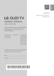 LG OLED55B2PSA Owner's Manual