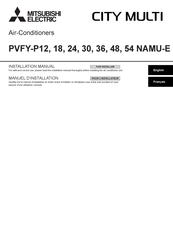 Mitsubishi Electric PVFY-P12 NAMU-E Installation Manual