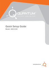 Quantum QN-H-245 Quick Setup Manual