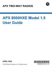 Motorola APX 8000HXE User Manual