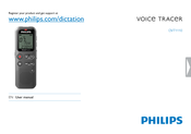 Philips VOICE TRACER DVT1110 User Manual