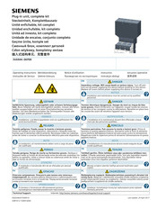 Siemens 3VA9144-0KP00 Operating Instructions Manual