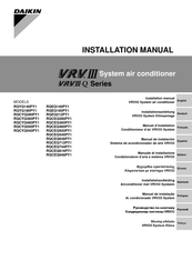 Daikin VRV III-Q RQCEQ540PY1 Installation Manual