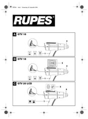 Rupes GTV 18 Operating Instructions Manual