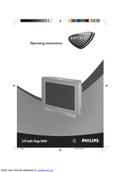 Philips Television 34PT8420 Operating Instructions Manual