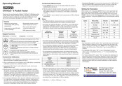 Oakton CTSTestr 5 Operating Manual