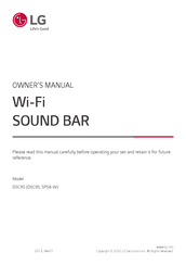 LG SPS8-W Owner's Manual