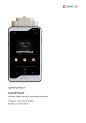 Sonotec Sonaphone Operating Manual