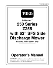 Toro 74203-994001 Operator's Manual