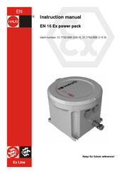 Haug EN 15 Ex Instruction Manual