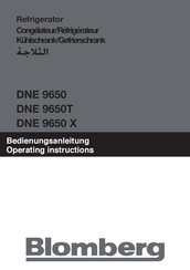 Blomberg DNE 9650T Operating Instructions Manual