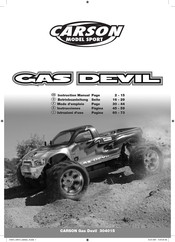 Carson Gas Devil 304015 Instruction Manual
