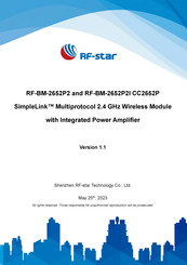 RF-Star RF-BM-2652P2 Manual