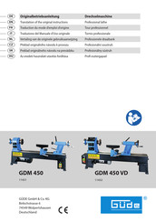 GÜDE GDM 450 VD Instructions Manual