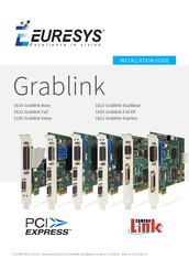Euresys 1626 Grablink Full XR Installation Manual