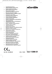 Gardol GLV 1200-31 Original Operating Instructions