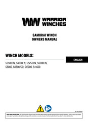Warrior Winches SAMURAI S9500/SD Owner's Manual