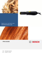 Bosch PHA 1151GB Instruction Manual
