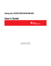 Texas Instruments UCD3138CC64EVM-030 User Manual