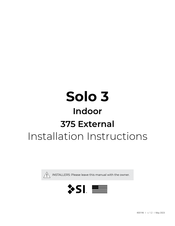 SI Solo 3 Installation Instructions Manual
