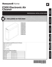 Honeywell F300E1019 - Electronic Air Cleaner Installation Manual