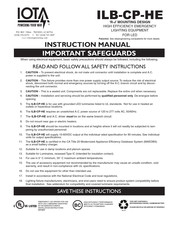 Iota ILB-CP-HE Series Instruction Manual