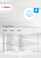 Bosch ErgoMixx MSM66110Y/02 User Manual