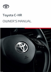 Toyota C-HR 2015 Owner's Manual