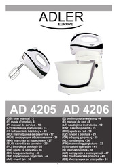 Adler Europe AD 4205 User Manual
