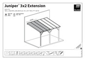 Palram Juniper 3x2 Extension Assembly Instructions Manual