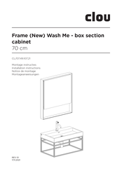 Clou Frame Wash Me CL/07.49.107.21 Installation Instructions Manual