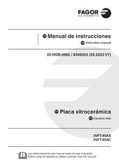 Fagor 3VFT-40AC Instruction Manual