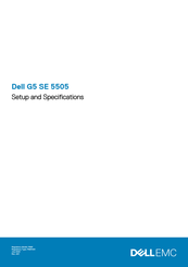Dell G5 SE 5505 Setup And Specifications