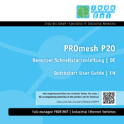 Indu-Sol PROmesh P20 Quick Start User Manual