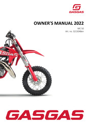 GAS GAS F0001V4 Owner's Manual