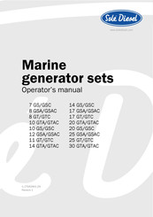 Sole Diesel 8 GSA Operator's Manual