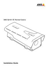 Axis Q2101-TE Installation Manual