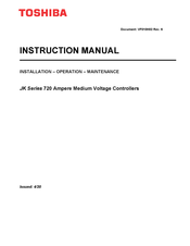 Toshiba JK 720 Instruction Manual
