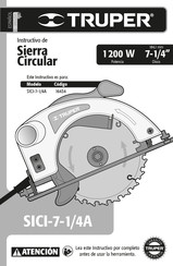 Truper SICI-7-1/4A Manual