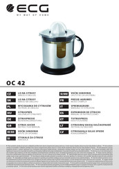 ECG OC 42 Instruction Manual