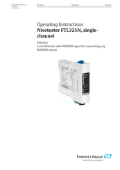 Endress+Hauser Nivotester FTL325N-**** Series Operating Instructions Manual