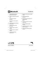 EINHELL TC-ED 500 Original Operating Instructions
