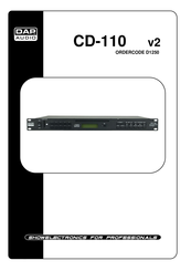 DAPAudio CD-110 v2 Manual